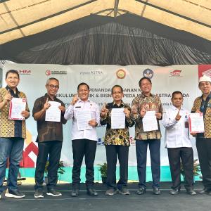 SMK Negeri 1 Leuwidamar Resmi Jadi SMK Binaan Astra Honda ke-714 di Indonesia 